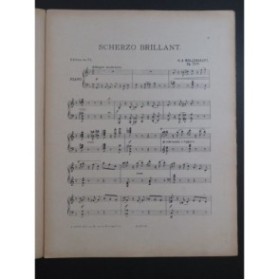 WOLLENHAUPT H. A. Scherzo Brillant Piano