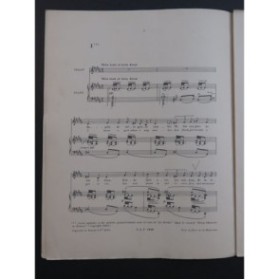 DEBUSSY Claude Le Promenoir des deux Amants Chant Piano 1910