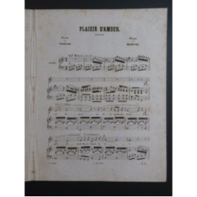 MARTINI Plaisir D'Amour Chant Piano ca1860