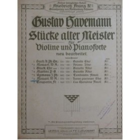MOZART W. A. Danse Gracieuse Violon Piano 1911