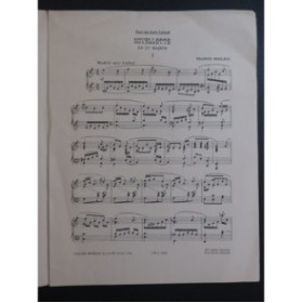 POULENC Francis Novellette No 1 Piano 1930