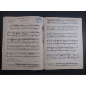 KERN Jerome Ka-Lu-A Fox-Trot Piano 1922