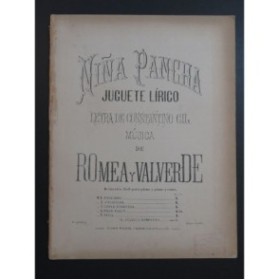 VALVERDE Joaquin ROMEA Julian Nina Pancha Chant Piano XIXe