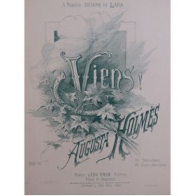 HOLMÈS Augusta Viens ! Chant Piano 1892