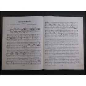 HENRION Paul A Chacun son Mérite Chant Piano 1860