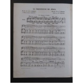 ARNAUD Étienne La Tricoteuse de Jésus Chant Piano ca1850