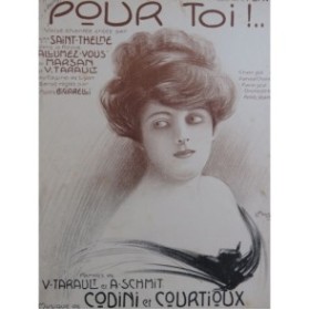 CODINI P. COURTIOUX Ch. Pour Toi ! Chant Piano 1911