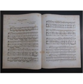 HENRION Paul Chantez Matines ! Chant Piano 1853