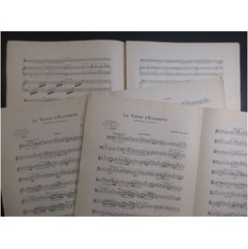 WAGNER Richard La Vision d'Elisabeth Piano Orgue Violon ou Violoncelle ca1894