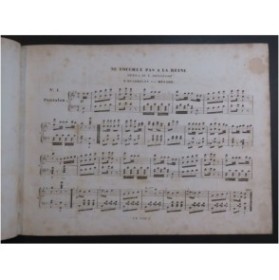 MUSARD Ne Touchez pas à la Reine Quadrille No 2 Piano ca1847