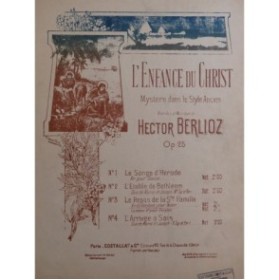 BERLIOZ Hector Le Repos de la Sainte Famille Chant Piano