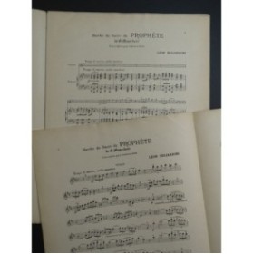 MEYERBEER G. Marche du Sacre du Prophète Piano Violon XIXe