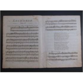 Lochaber Chant Piano Flûte ca1820