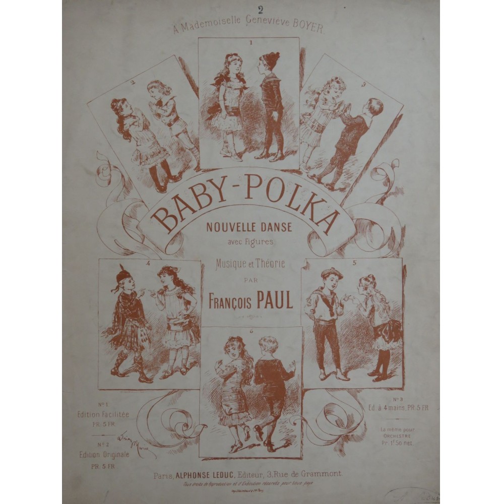 PAUL François Baby-Polka Danse Piano