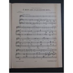 DE CHAMBERET Gérard O mon ami, pardonne moi Dédicace Chant Piano 1921