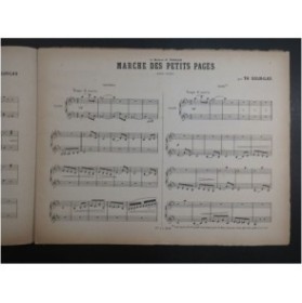 SOURILAS Th. Marche de Petits Pages Piano 8 mains