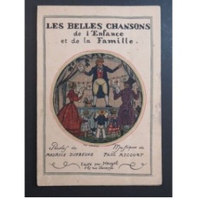 RICOURT Paul Les Belles Chansons de l'Enfance et de la Famille Chant Piano 1922