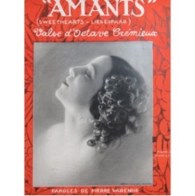 CRÉMIEUX Octave Amants Valse Chant Piano 1924