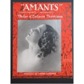 CRÉMIEUX Octave Amants Valse Chant Piano 1924