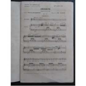 SEMET Théophile Incognito Opérette Chant Piano 1880