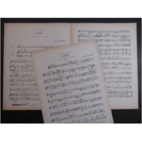 PILLARD Albert Lied Violon Orgue ou Piano