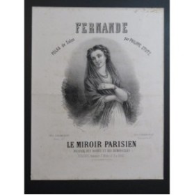 STUTZ Philippe Fernande Polka Piano ca1866