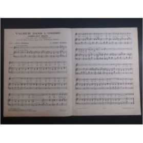 DUMONT Cedric Valser dans l'Ombre Chant Piano 1946