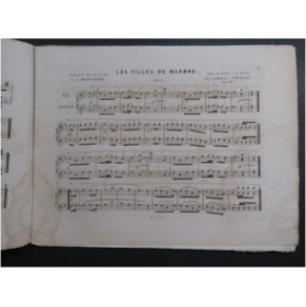 SCHUBERT Camille Les Filles de Marbre Piano ca1860