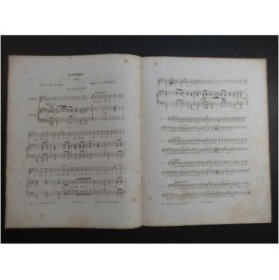 DELIOUX Charles Nature Chant Piano ca1850