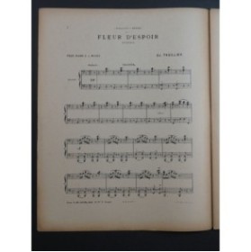 THUILLIER Edmond Fleur D'Espoir Piano 4 Mains