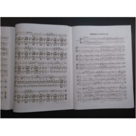 BORDÈSE Luigi Andalouse et Castillane Chant Piano ca1860