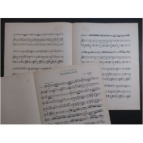 PIZZI Ugo Madrigale Violon Piano 1914