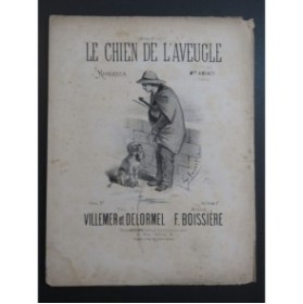BOISSIÈRE Frédéric Le Chien de l'Aveugle Chant Piano ca1860