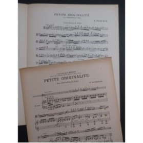 PICHERAN E. Petite Originalité Violoncelle Piano
