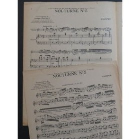 CHOPIN Frédéric Nocturne No 5 Saxophone Piano