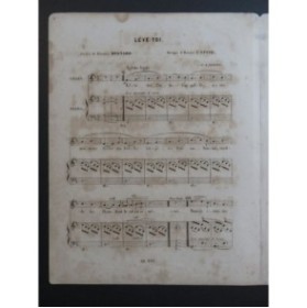 L'ÉPINE Ernest Lève-Toi Chant Piano ca1860