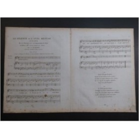 BERTON Fils F. Le Silence ou l'Aveu Refusé Chant Piano ca1820
