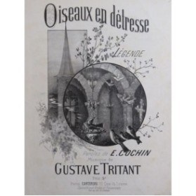 TRITANT Gustave Oiseaux en détresse Chant Piano XIXe siècle