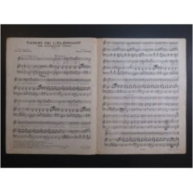 LANDES Bernie Tango de L'Éléphant Chant Piano 1955