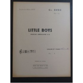 SVEC Charles Little Boys Piano Violon ou Violoncelle 1936