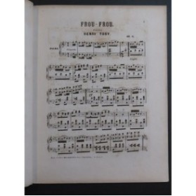 TOBY Henry Frou-Frou Piano XIXe siècle