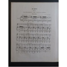 HENRION Paul Si Loin Chant Piano 1848