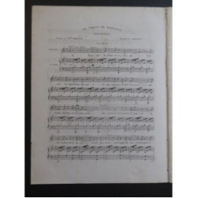 LABARRE Théodore Le Chant du Matelot Chant Piano ca1850