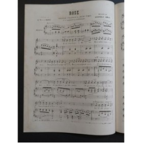 AMAT Léopold Rose Chant Piano ca1860