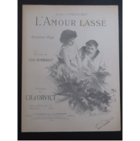 D'ORVICT Ch. L'Amour Lassé Valse Chant Piano