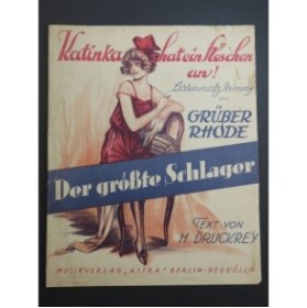 GRÜBER-RHODE Georg Katinka Hat ein Höschen an ! Chant Piano 1925