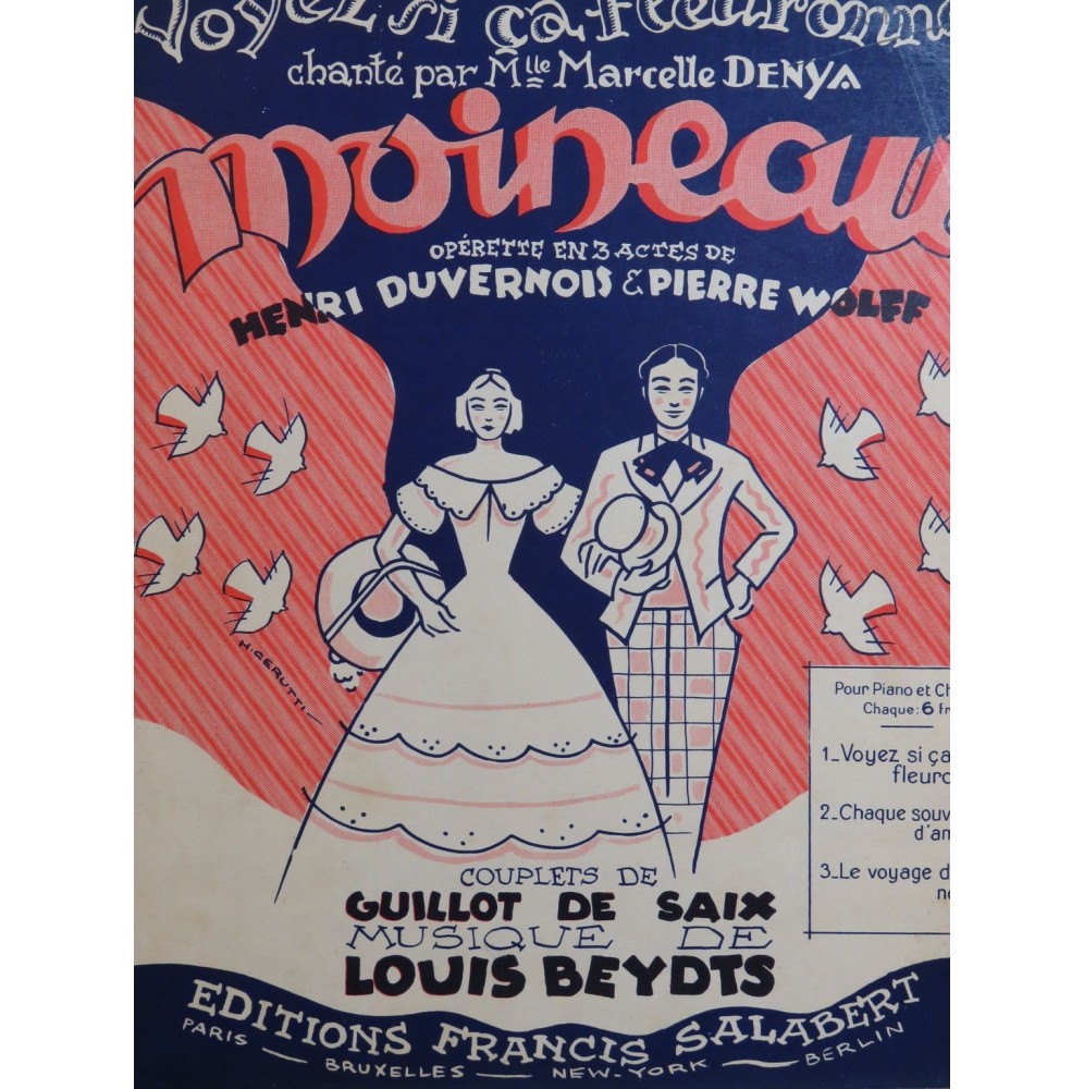 BEYDTS Louis Voyez si ça Fleuronne Chant Piano 1931