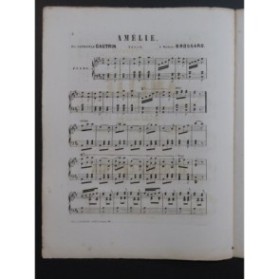 GAUTRIN Alphonse Amélie Valse Piano XIXe