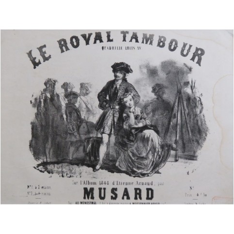 MUSARD Le Royal Tambour Piano Tambour ca1850