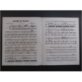 LEDUC Alphonse Chaume et Amour Chant Piano ca1865